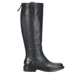 Womens Sofft Samantha III Black Leather Knee High Riding Boots Size 6 M NWOB